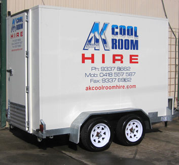 Trailer Cool Rooms or Freezers